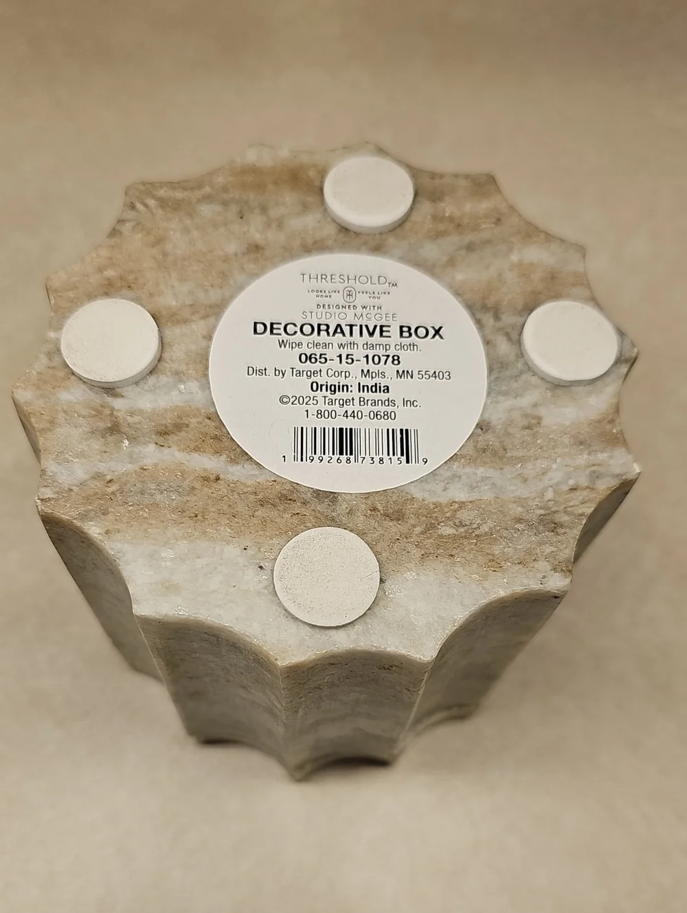 Marble Decorative Box With Lid Threshold Designed With Studio McGee
